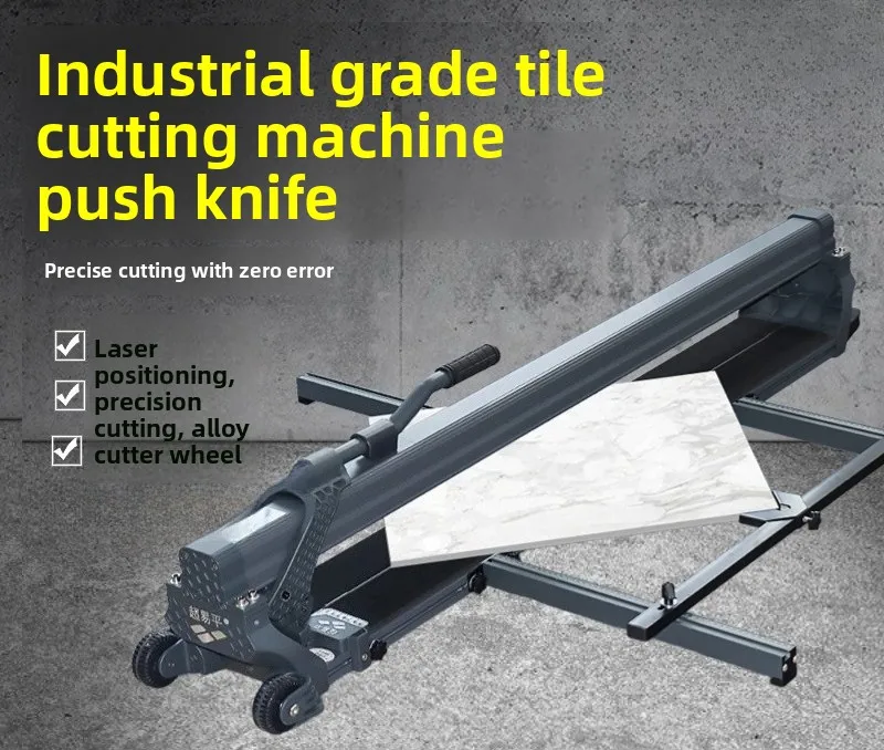 Manual Portable Tile Push Knife Aluminum Alloy Non-Collapsing Porcelain Cutting Knife Suitable for Floor Tile Wall