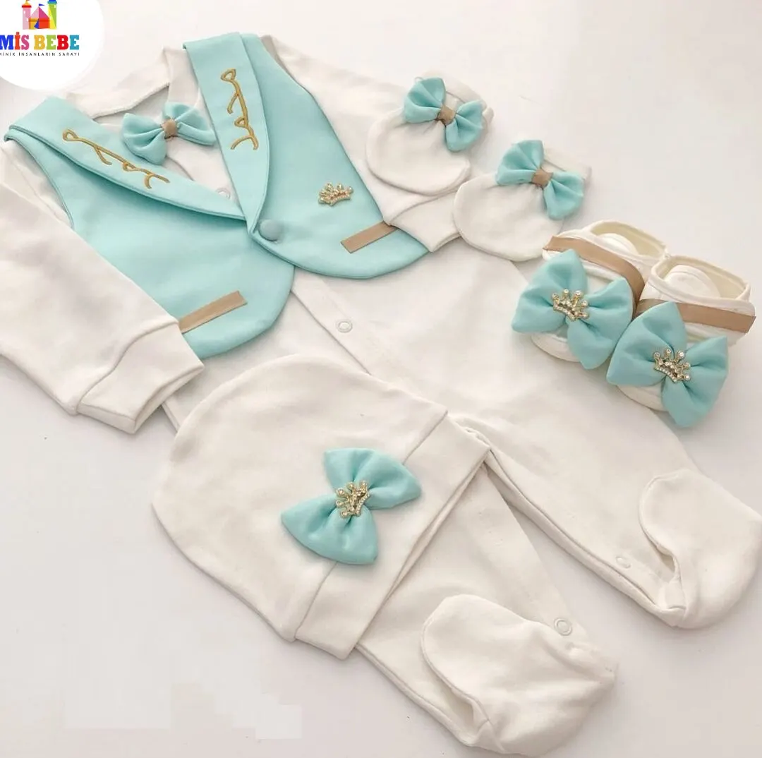 5-Pcs baby boy set clothing personalized outfit custom baby boy winter clothes reception sets born groups