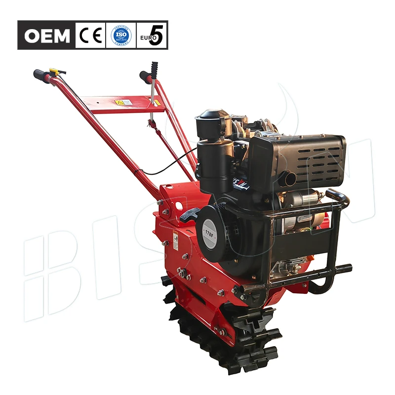 Ce 10hp Diesel Power Cultivators Mini Tiller Rotary Garden Cultivator