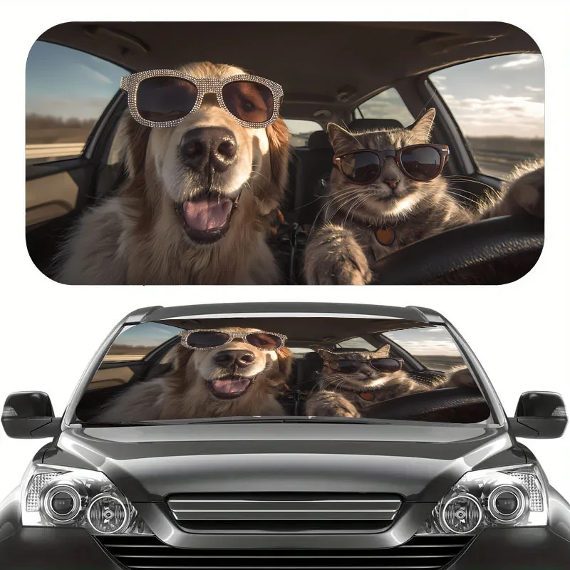 1PC Funny Cat And D…