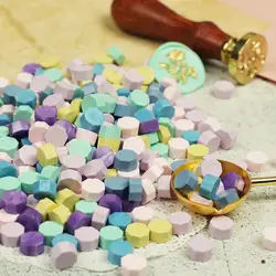 100Pc Retro Octagonal Sealing Wax Seal Stamp Wax Beads Scrapbook Material Wedding Birthday Party Invitation Wax DIY Supply