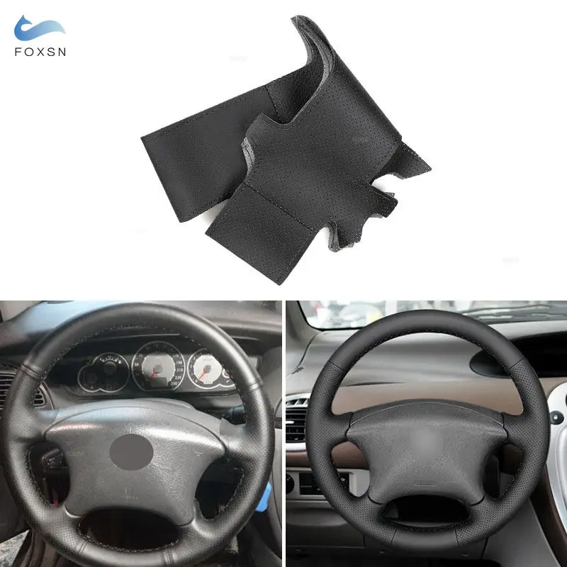 Osłona na kierownicę do samochodu czarne wykończenia dla Citroen/CITROËN Xsara Picasso 2001-2010 Berlingo 2003-2008 C5 2001-2006 Peugeot Partner