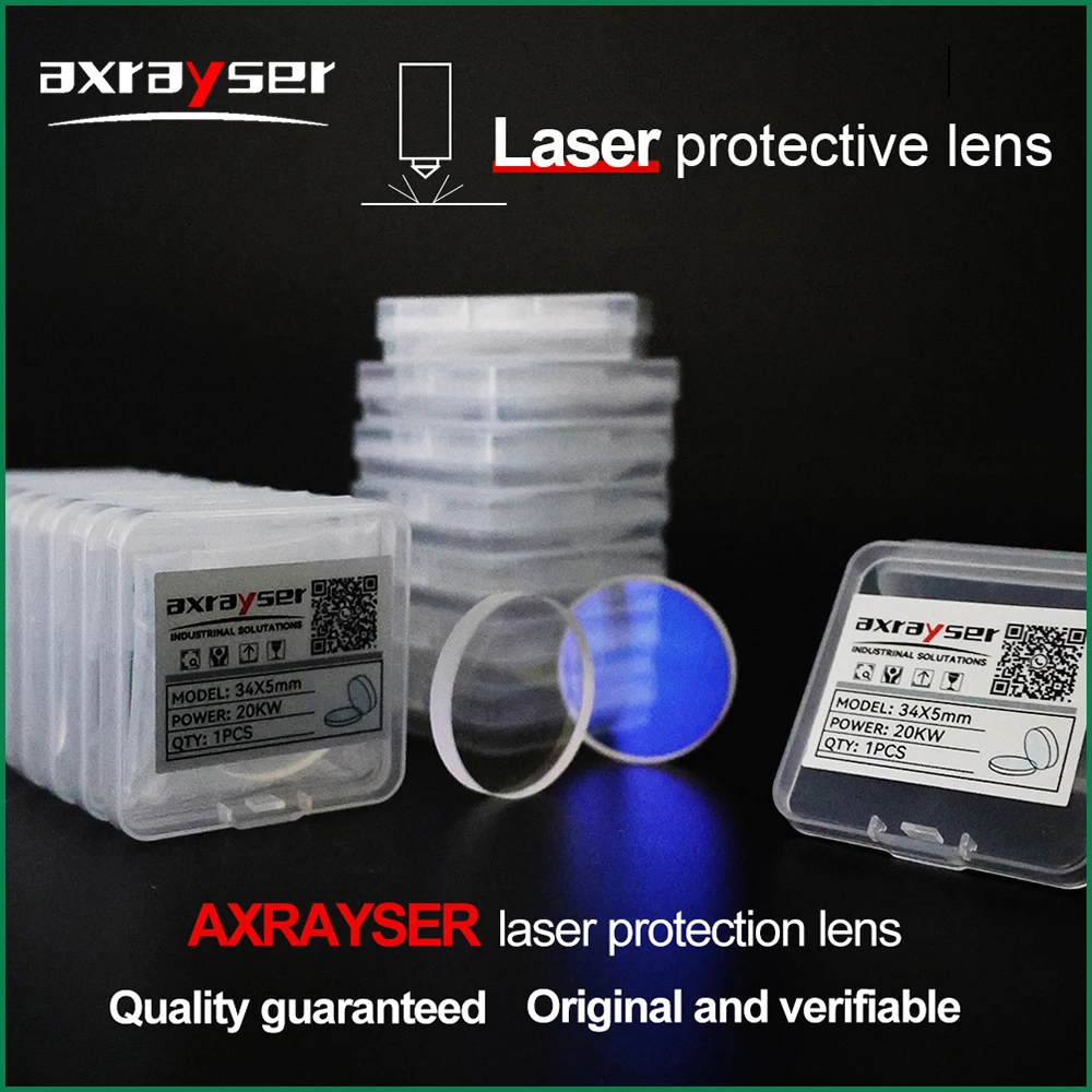 

Лазерная Защитная линза Raytools для Windows 40x 2/3/5 42x9 48x3 1064 нм кремнезем для режущего станка Bodor WSX