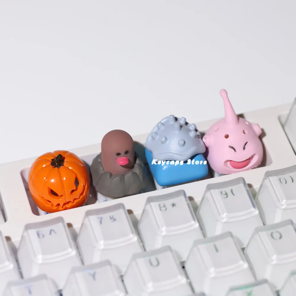 Anime Cartoon Keycap Personality gift Cute 3D Three-dimensional Pumpkin Keycaps Creative ESC Mechanical Keyboard Dedicated