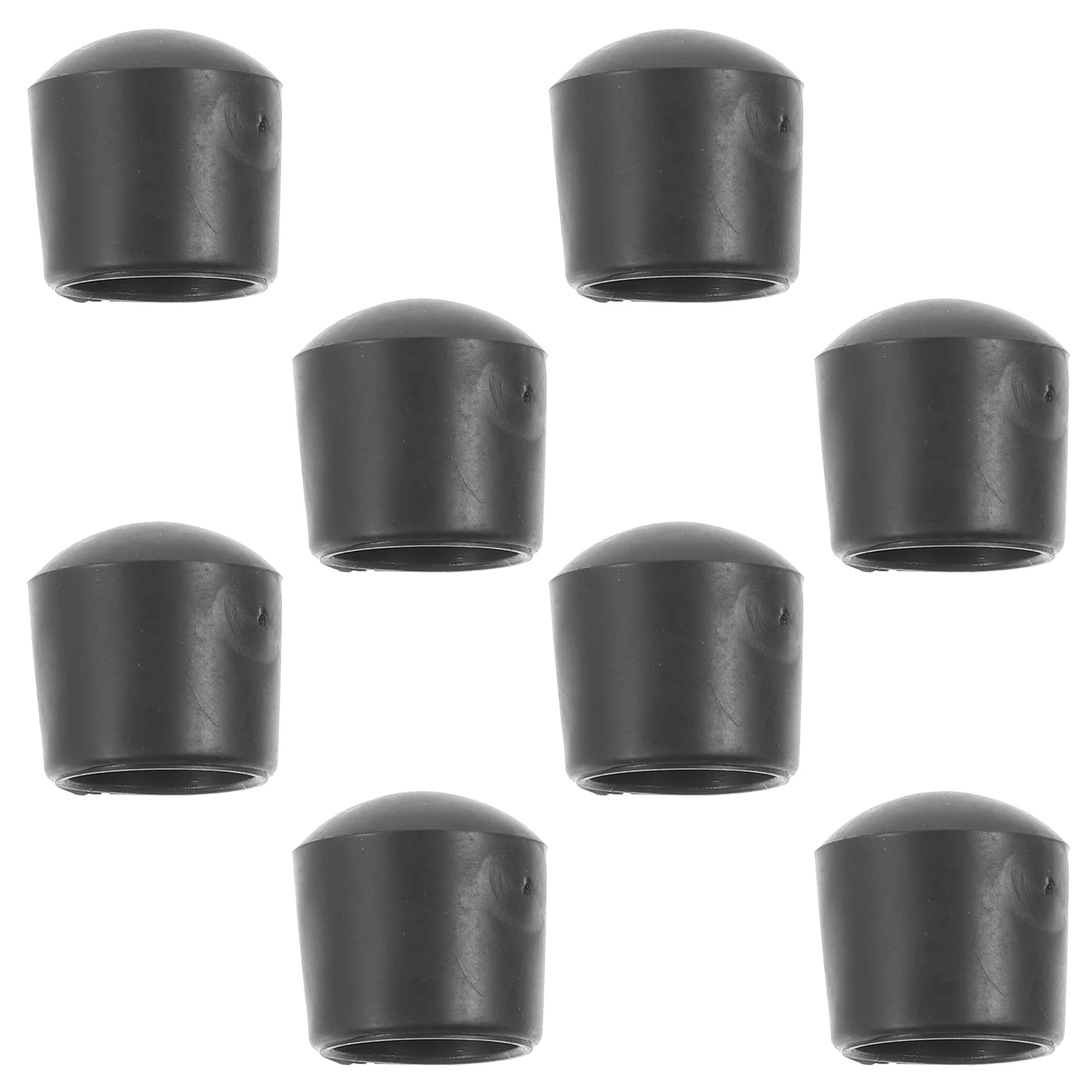 

8 Pcs Foosball Table Board Bearing Football Machine Cap Replacement End Caps Rod Black