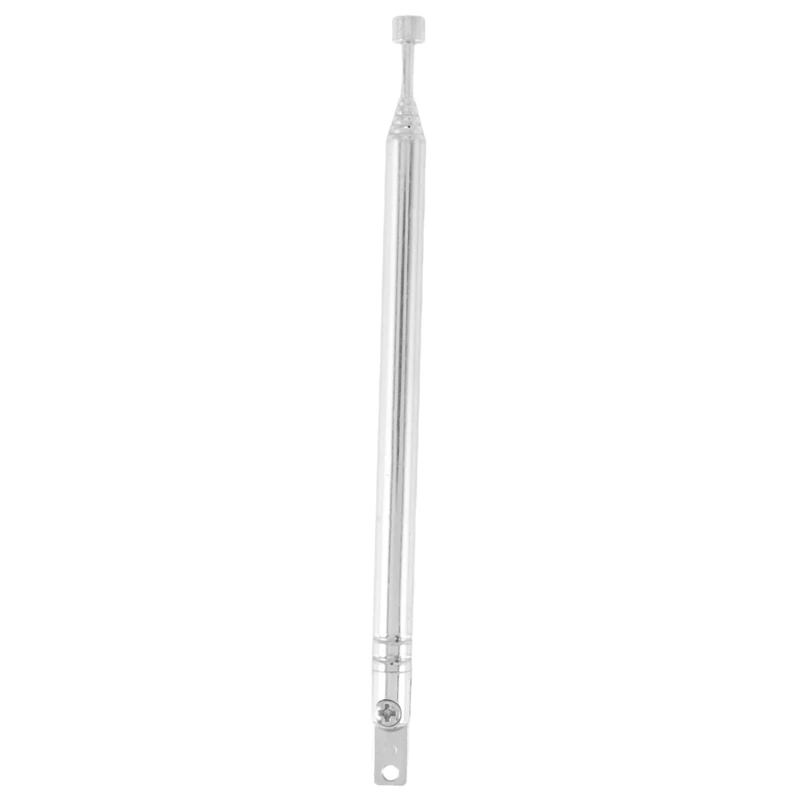 Replacement 39cm 6 Sections Telescopic Antenna Aerial for Radio TV