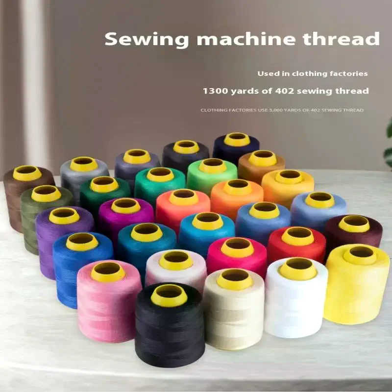 

1300 Yards Sewing Strong Polyester Thread 20S/2 Upholstery Canvas Tapestry Pants Shoes Leathercraft Accs