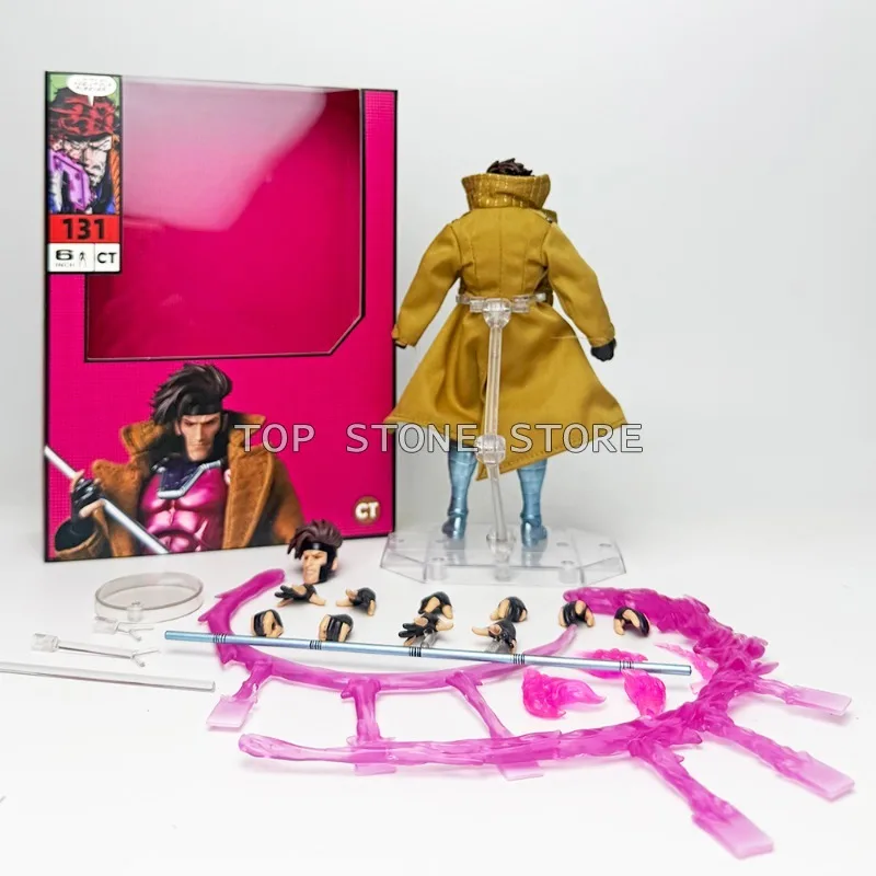 Original Ct Toys Gambit Action Figure Mafex 131 X-Men Wolverine Maf Anime Figurine Model Toy Collectible Doll Ornaments Gifts view 4