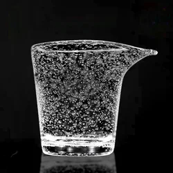 200ml Japanese Air Bubble Heat-resistant Glass Fair Cup Tea Pitcher Chahai Thicken Justice Cup Kung Fu Tea Cup Set Accessories