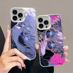 Japanese anime Gojo Satoru phone case protection for iPhone 15 13 12 11 14 Pro Max XS XR 7 8 Plus X SE Luxury Hard Coque
