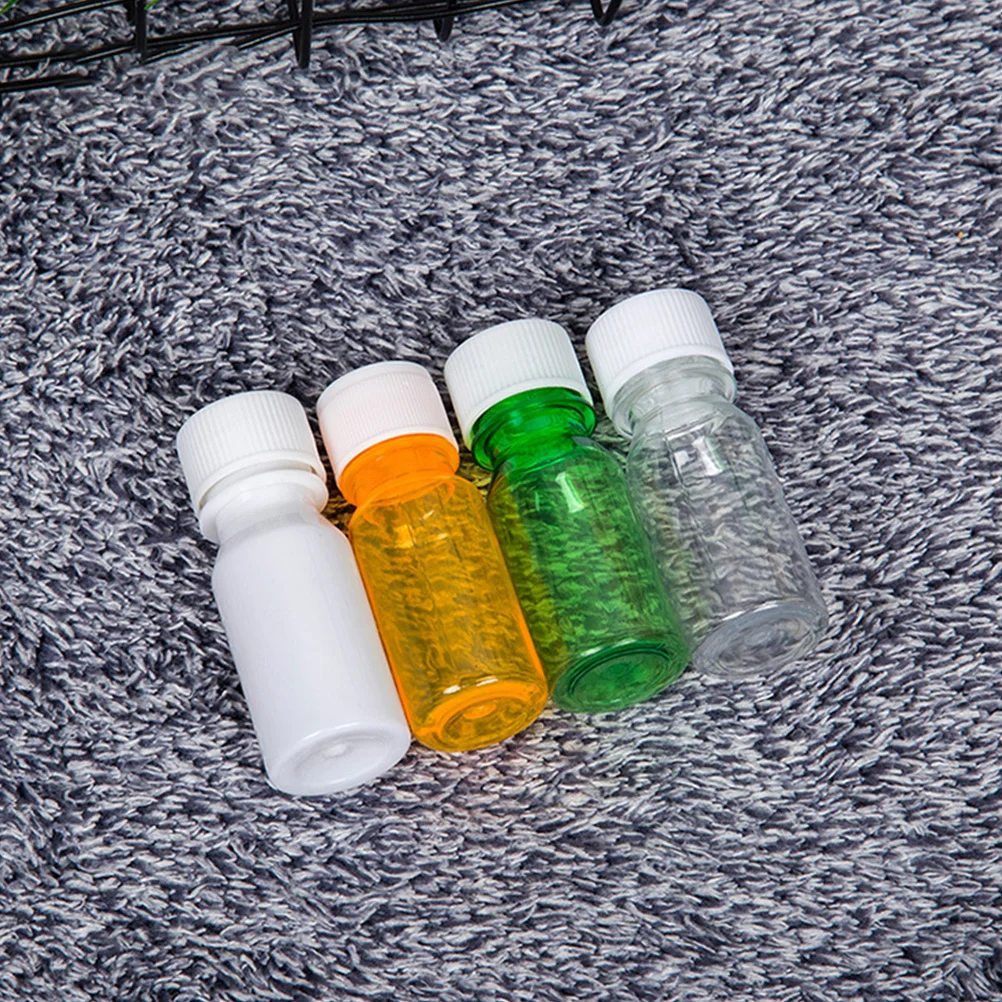 

30 Pcs Reagent Bottle Specimen Storage Bottles Vial Empty Glass Laboratory Sample PET The Sealing