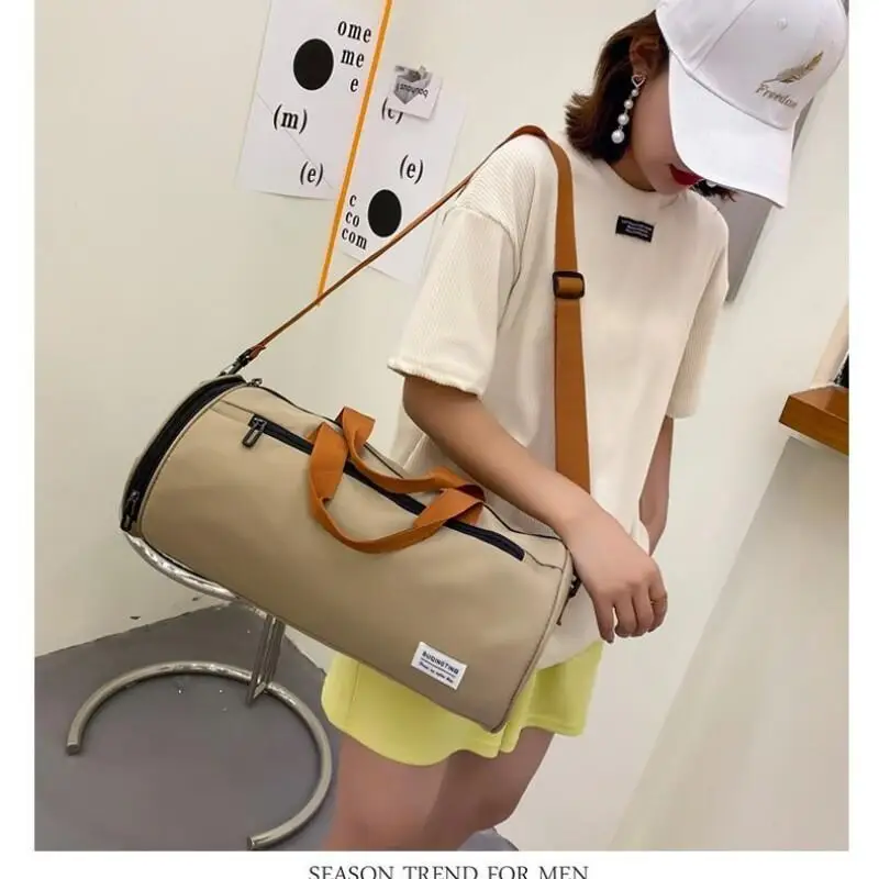 

Fitness Sports Large Capacity Circular Crossbody Bag, Fashionable Waterproof Multifunctional Large Opening Handbag, Shoulder Bag