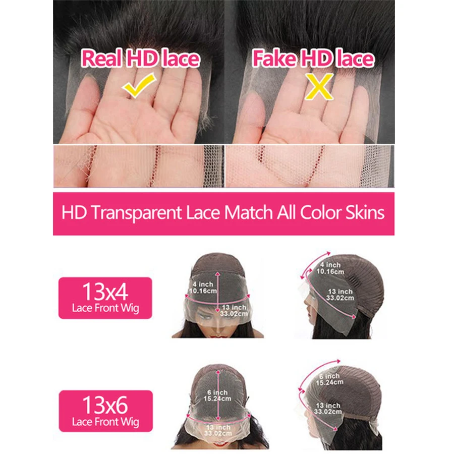 Tewjig شفاف HD 13x4 الدانتيل الجبهة باروكة من شعر طبيعي 30 40 بوصة الجسم موجة 13x6 الدانتيل الباروكات الأمامية البرازيلي قبل قطعها للنساء