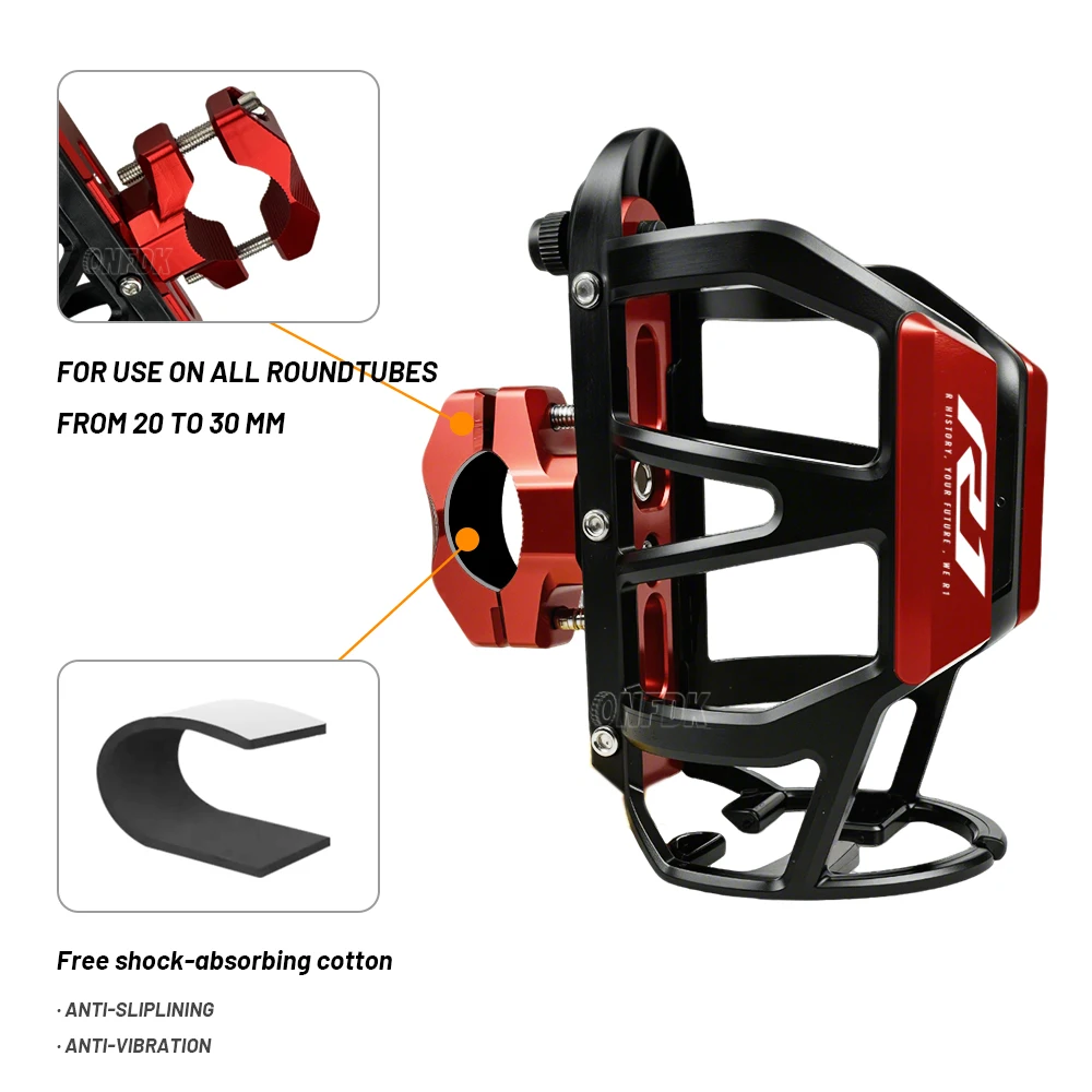 Для Yamaha YZF-R1M YZF R1M YZF-R1 YZF R1 YZF-R125 мотоциклетный держатель для чашки с водой, клетка, держатель для бутылки с водой, аксессуары