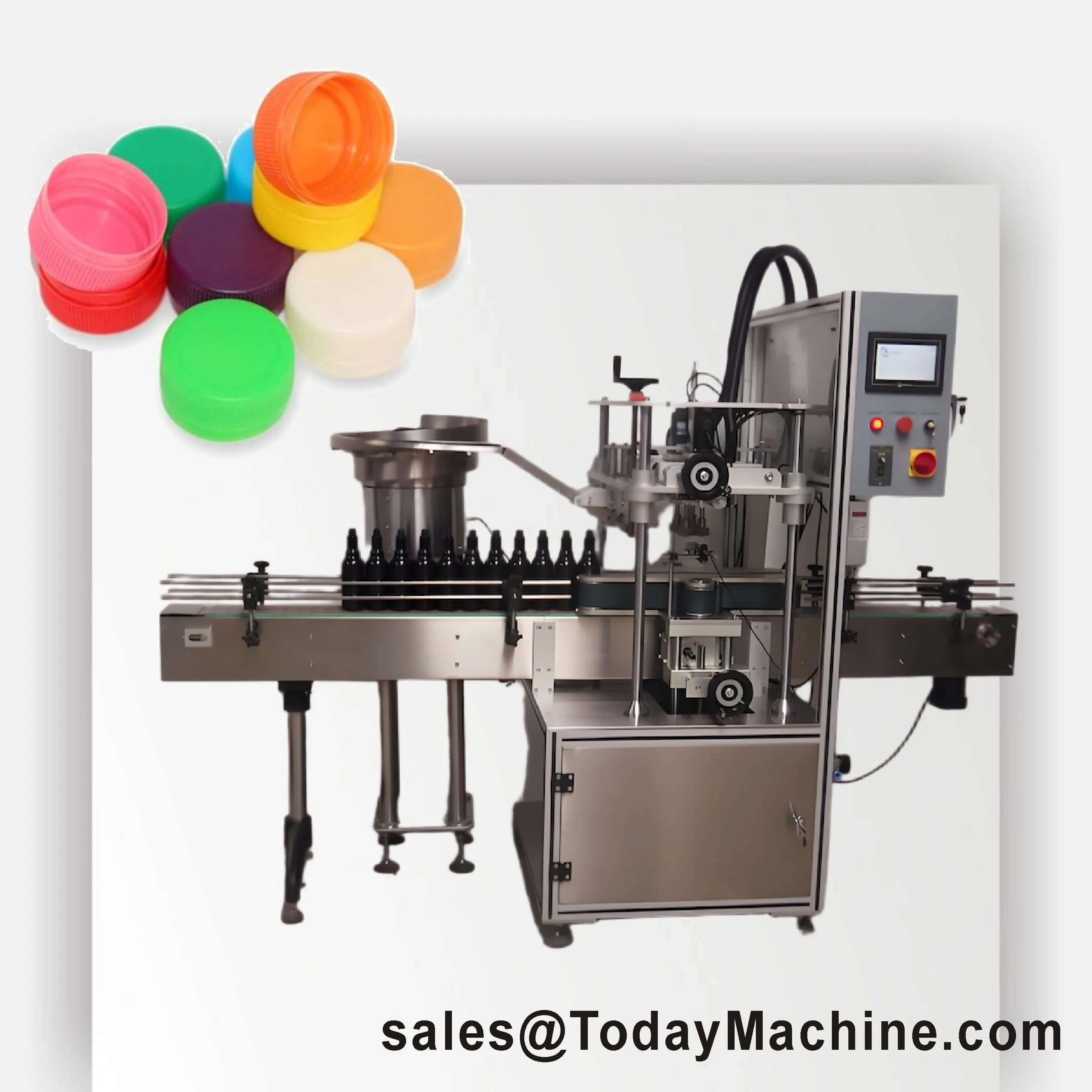 Full Automatic Aluminum Ropp Bottle Capping Making Machine For Aluminum Ropp Cover Lids