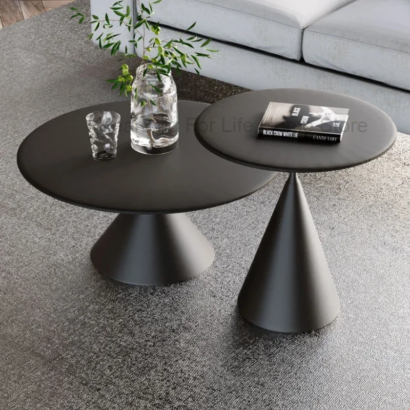 

Минималистичный металлический журнальный столик, современный стол для гостиной, журнальный столик для отеля, скандинавские наборы, круглый стол Mesa, мебель для салона Basse Pour