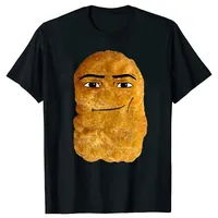 Humor Funny Chicken Nugget Meme T-Shirts Men Women Joke Food Cotton Euro Size O-Neck Daily Casual  Unisex Tees