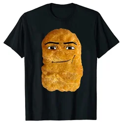 Humor Funny Chicken Nugget Meme T-Shirts Men Women Joke Food Cotton Euro Size O-Neck Daily Casual  Unisex Tees