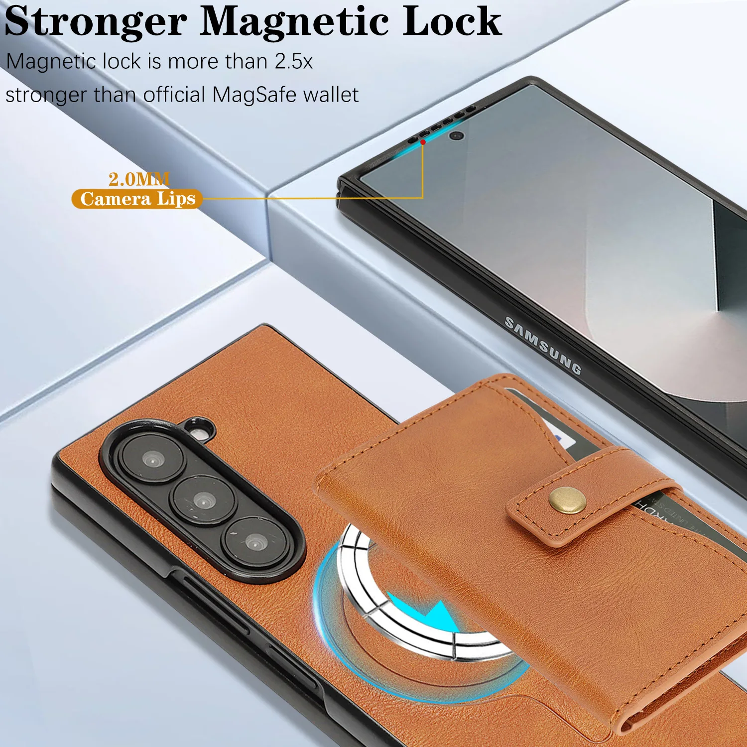 Applicable to Samsung Z Fold7  - Money Clip Magnetic ulasan dan harga