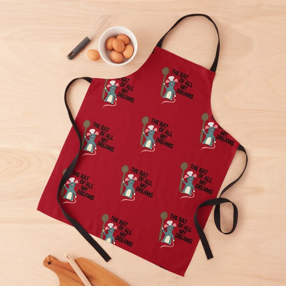

Remy the Ratatouille - Red Version Apron kindergarten teacher Household Items Useful kitchen and home christmas 2025 Apron
