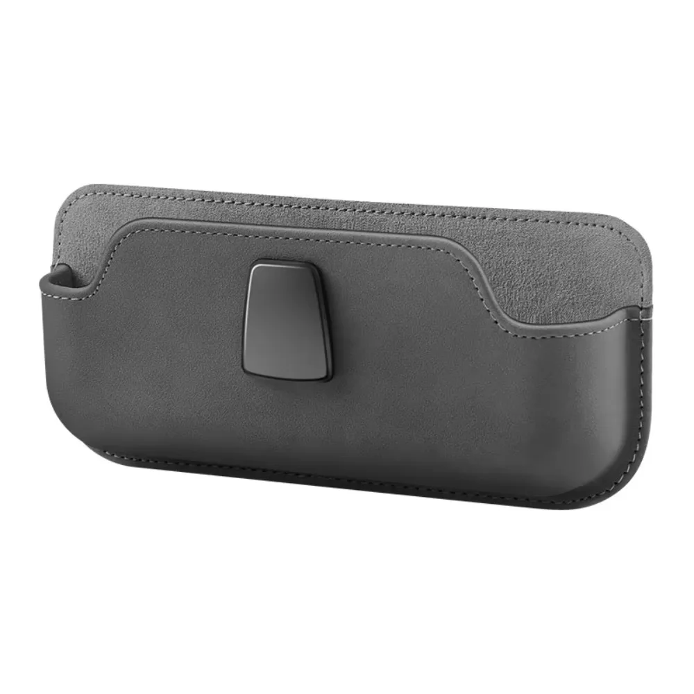 

Large Capacity Car Sunshade Glasses Frame Adhesive Type Auto Interior Sun Visor Eyeglasses Holder Suede Stable