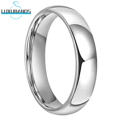 Wedding Rings Men 5mm Domed Band Polished Finish Tungsten Carbide Accessories for Women Fashion Engagement High Quality Comfort