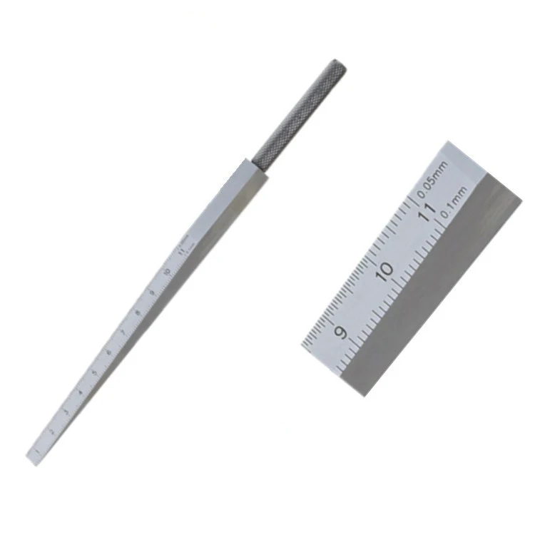 Conical feeler gauge taper cone cylinder gauge 0.5-11mm 1-6.5mm measuring hole size diameter tapper gauge