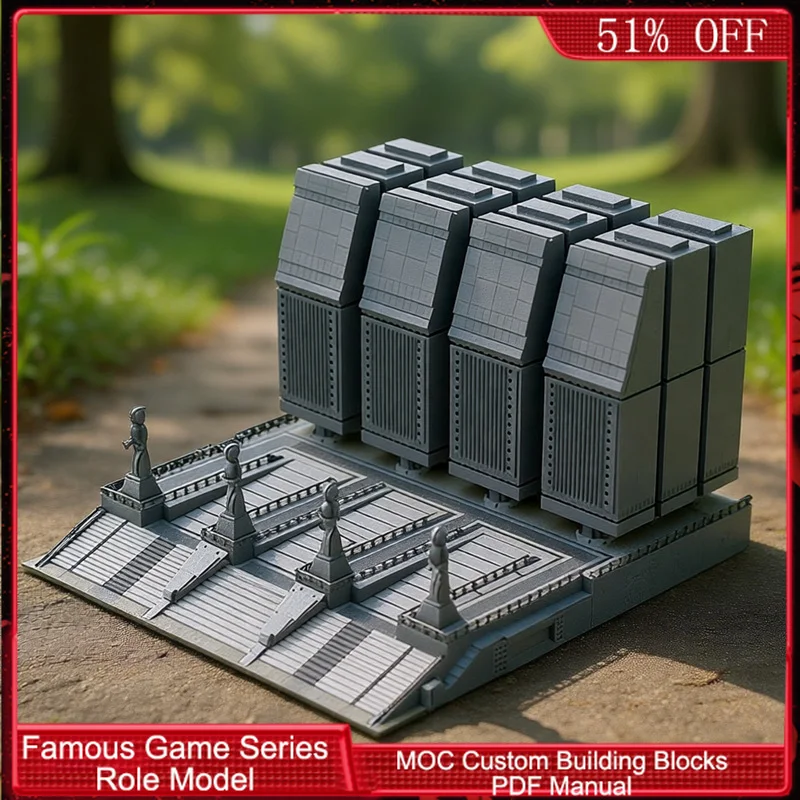 10675 Pezzi Set Costruzioni MOC Ingresso Tempio Misticico, Design Modulare Personalizzabile, Tecnologia DIY, Giocattolo da Assemblare per Ragazzi, Regalo