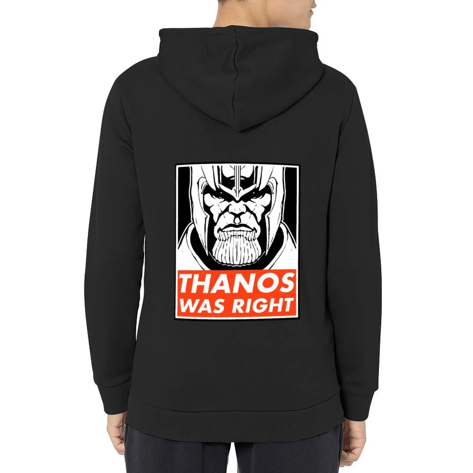 

Thanos was right Hoodie men's winter sweater mens designer clothes men clothing anime clothes hoodies for men high quality