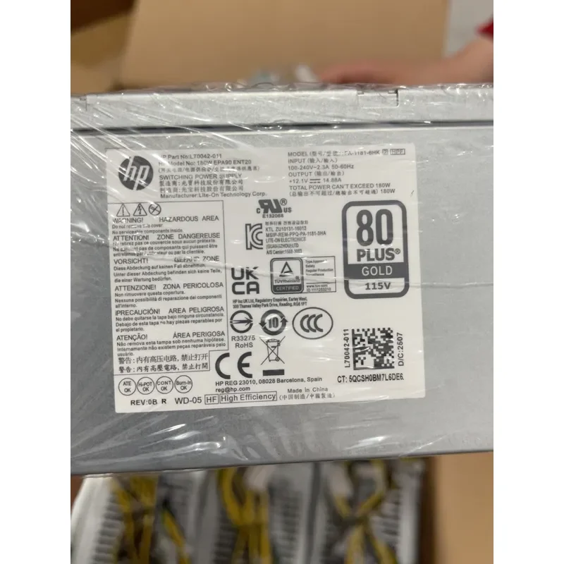 for HP Original Host Power Supply Model PA-1181-6HK L70042