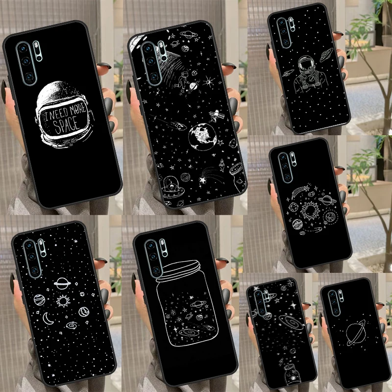 Aesthetic Space Stars Planet Case For Huawei Nova 5T 3i 7i 8i 11i 10 9 SE Y60 Y61 Y70 Y90 P20 P40 Lite P60 P30 Pro Cover