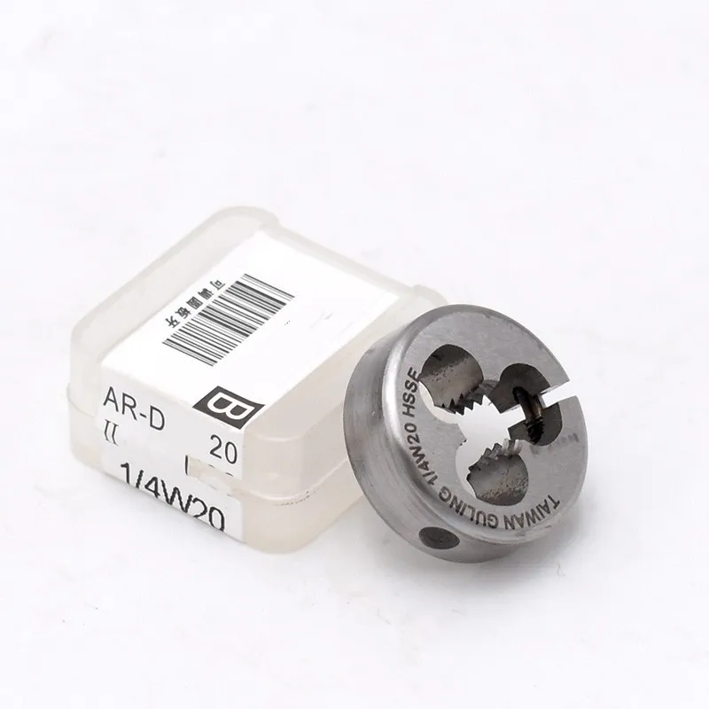 HSSE British Djustable AR-D filettato muore BSW 1/8 -40 5/32 3/16 -24 7/32-24 1/4 -20 5/16 -18 3/8 -16 1/2-12 per acciaio inossidabile