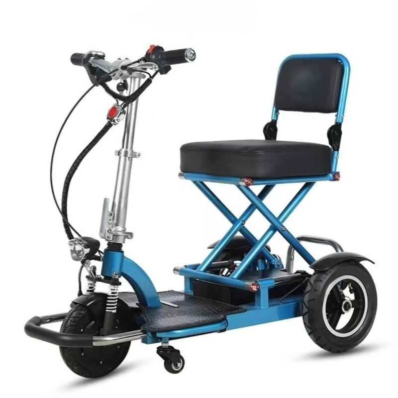 

Ultra-light elderly electric scooter electric tricycle safety moped disabled battery car