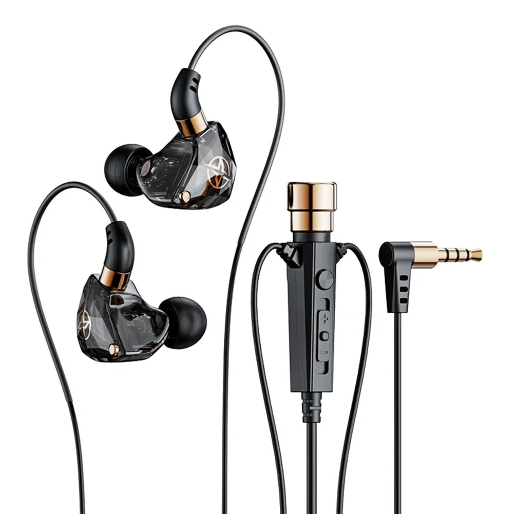 KT-02 Ear Headphone 3.5mm With Microphone Noise Reduction Typec In-Ear Headphones For Singing Playing Games Live Broadcast