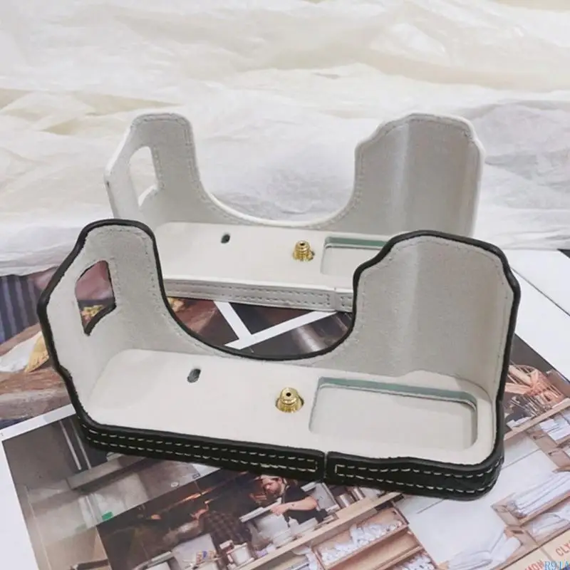 R91a الأنيقة Pu Leather نصف حقيبة حقيبة لـ X100VI مع وصول زر بسلاسة ويعزز الحماية