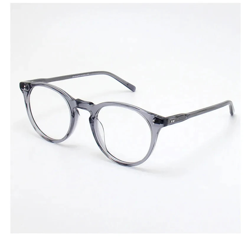 America Brand Design Ovale Brillengestelle für Herren, Vintage-Acetat, ultraleichte Korrektionsbrillen OV5183, optische Brillen für Damen – Detail 21