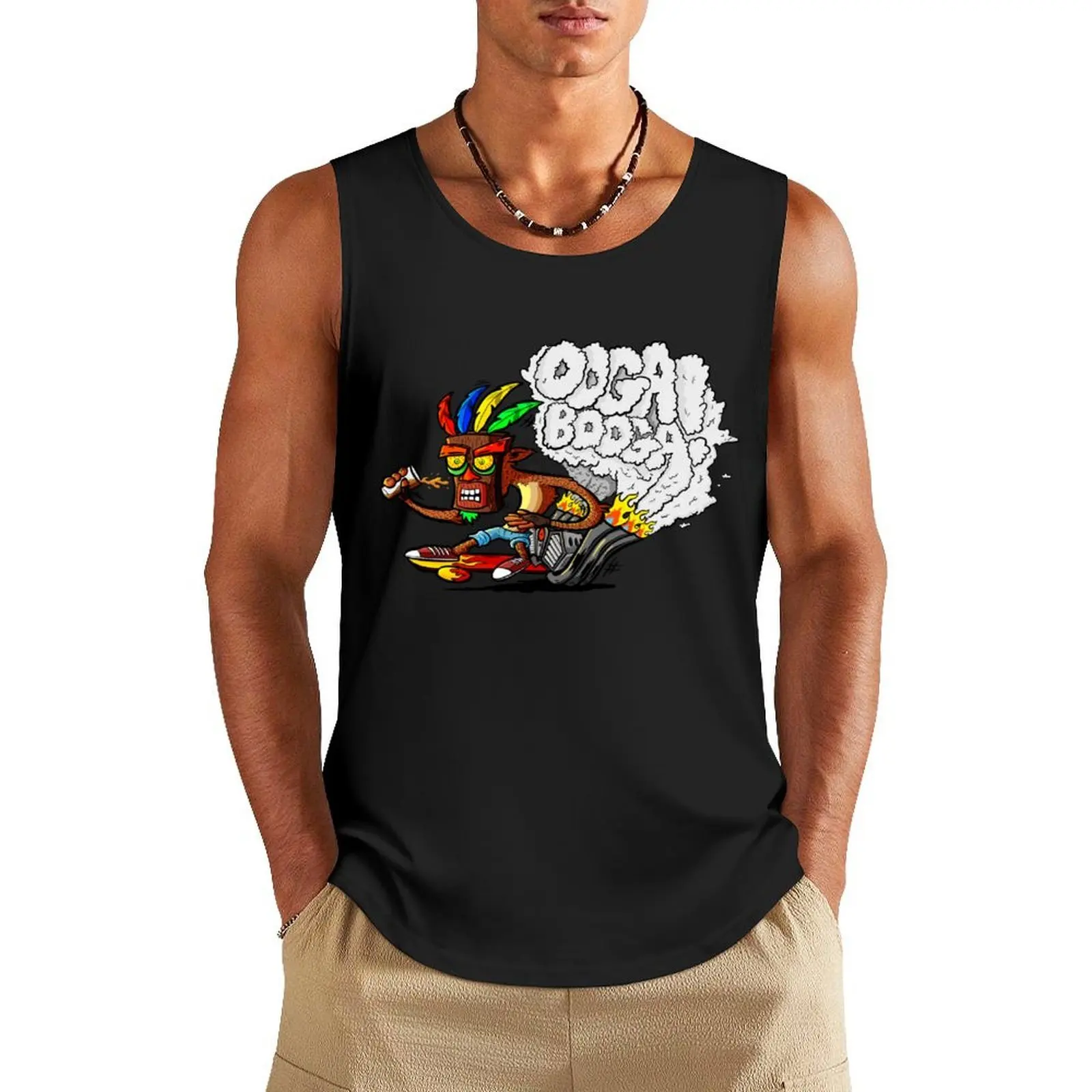 

Ooga Booga Tank Top sleeveless shirts gym clothing muscle t-shirt