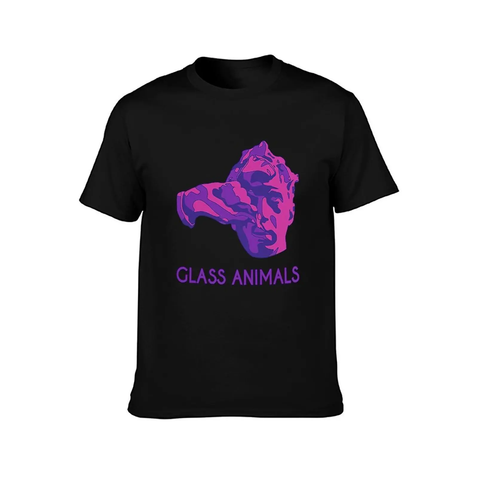 Glass Animals Rock Band Merch T-Shirt, Summer Casual Cotton Tee, Oversized Streetwear Tops, Vintage Graphic Print, 100% Cotton