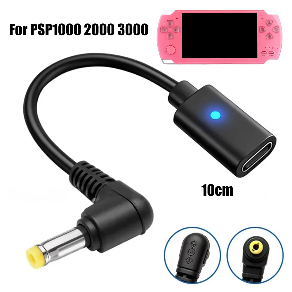 For PSP 1000 2000 3000 Charging Game Controller Wire Type C Charge Cable For PSP1/2/3000 Console USB C Gaming Power Supply Cord