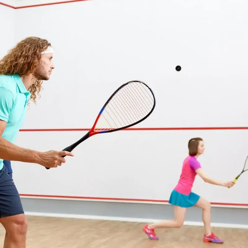 Bolas de Squash deportivas de goma suave, pelota de Squash de un solo punto amarillo, pelota de raqueta portátil, equipo de Squash para competición deportiva, fácil