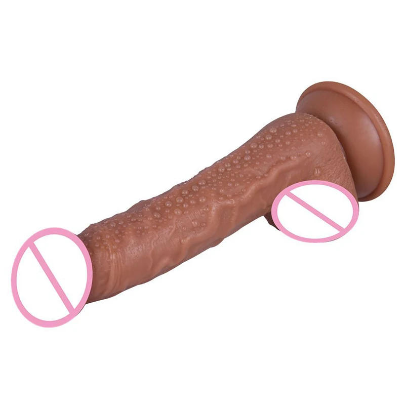 Soft Dildo Realistic Penis Adult Sexy Toys for Woman Men Vagina Anal Massage stimulator Silicone Layer Dildo with Suction Cup