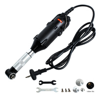 550W Electric Angle Grinder Electric Elbow Grinding Machine Mold Polisher Portable Tile Grout Cleaning & Polishing Machine