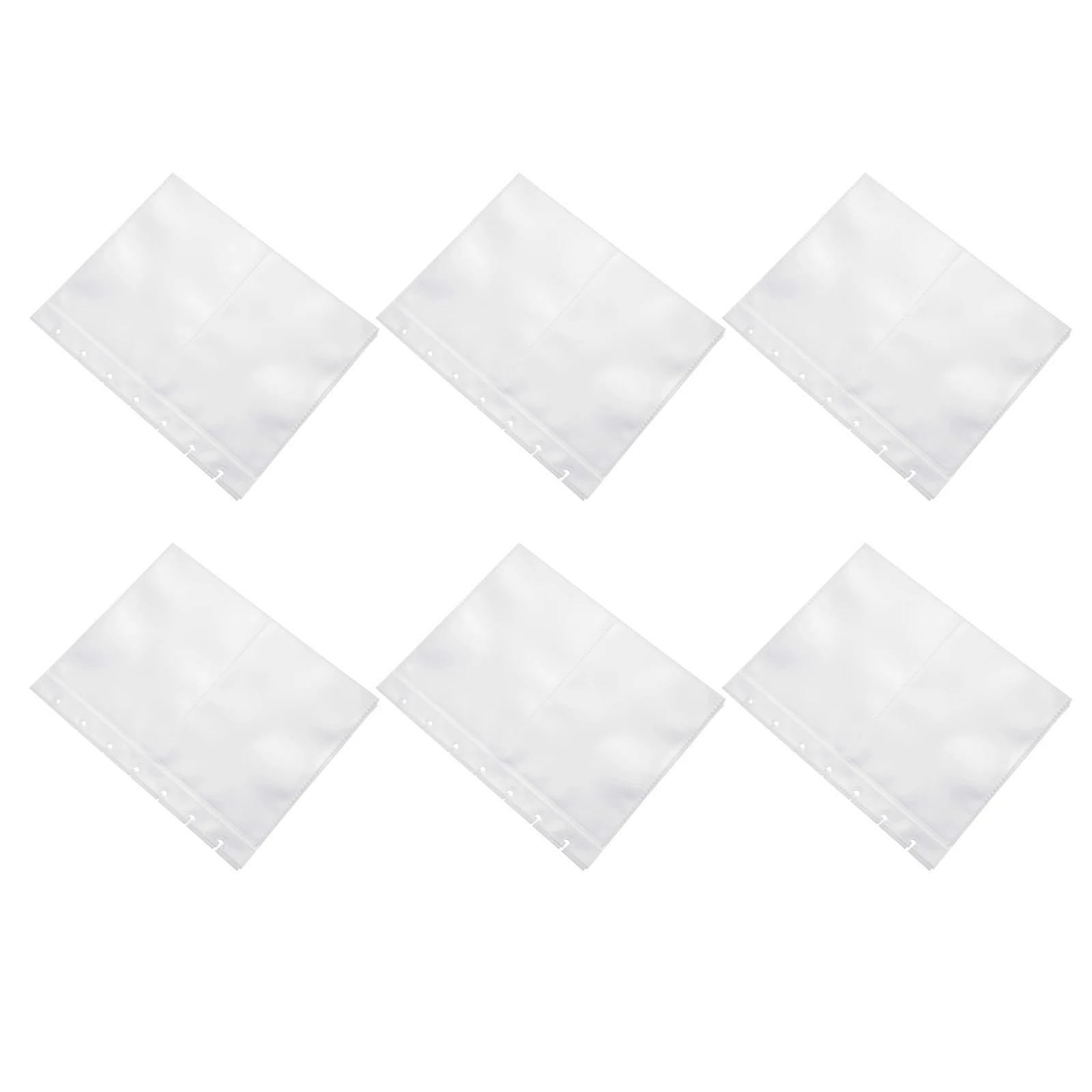 

25 pcs Photo Album Covers Transparent Plastic Binders For Postcards Photos Moisture Dust Protection Multipurpose Refillable