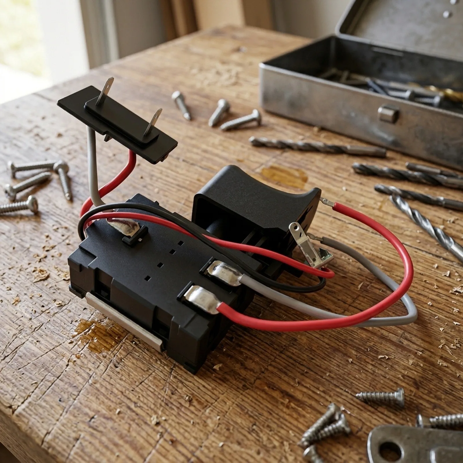 Broken Drill Switch Replacement Dustproof Trigger Switch 7.2V-24V Drill Switch Adjustable Switch Drill Switch Broken