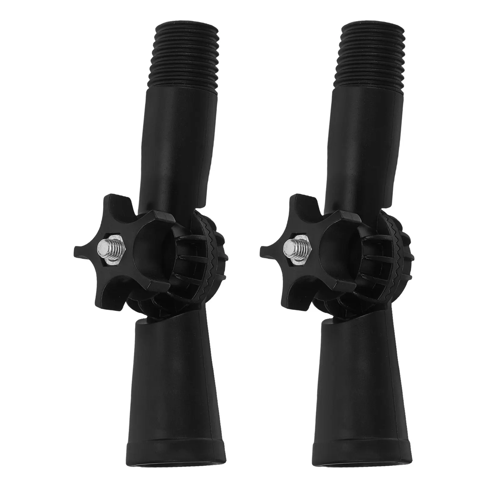 2Pcs Extension Pole Angle Adapter Connector Threaded Rotatable Joint for Mop Pole Paint Roller Duster Brush Attachment