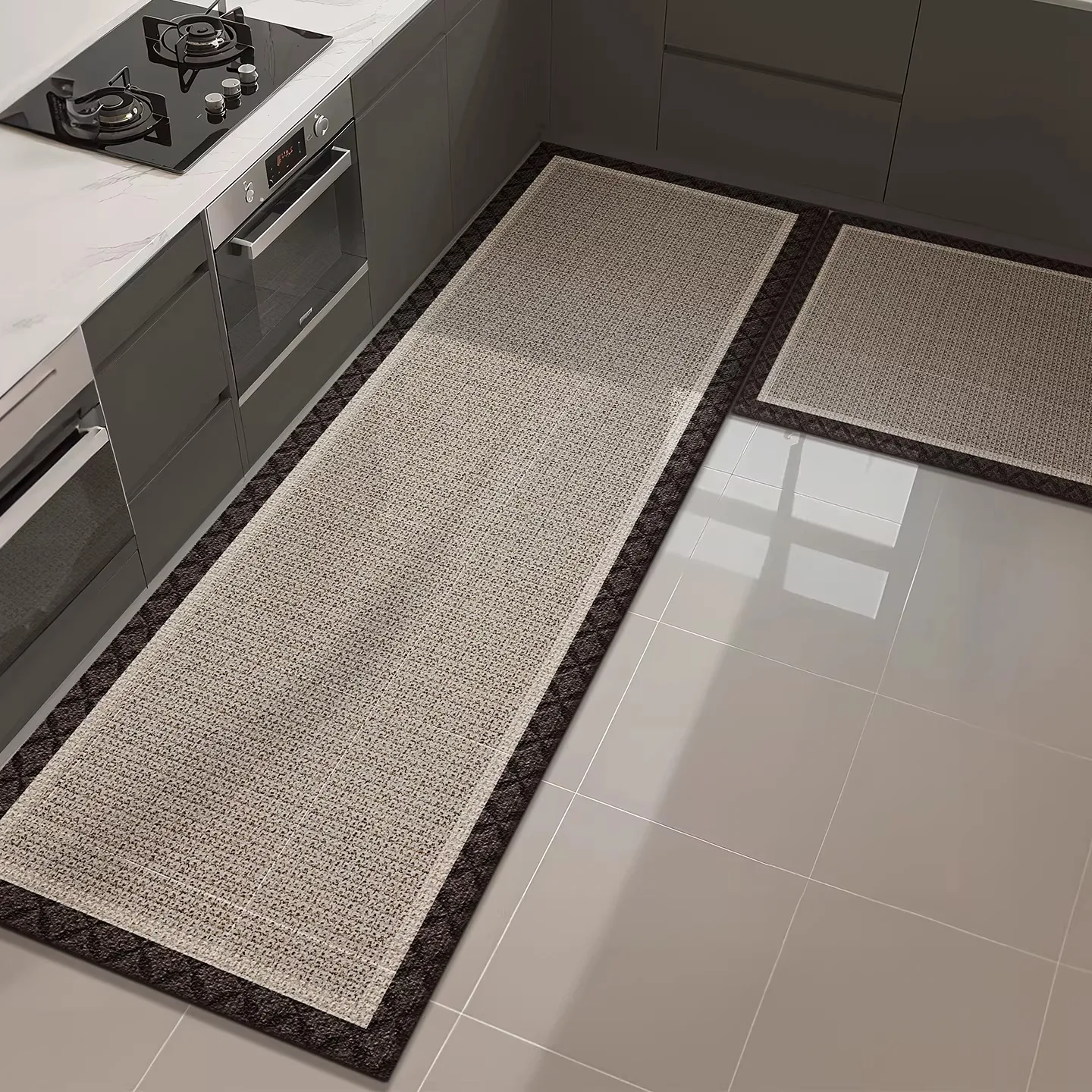Kitchen Carpet Soft and Comfortable Loop Pile Carpets Minimalist Style Floor Mat Long Home Decoration Rug Alfombras De Cocina