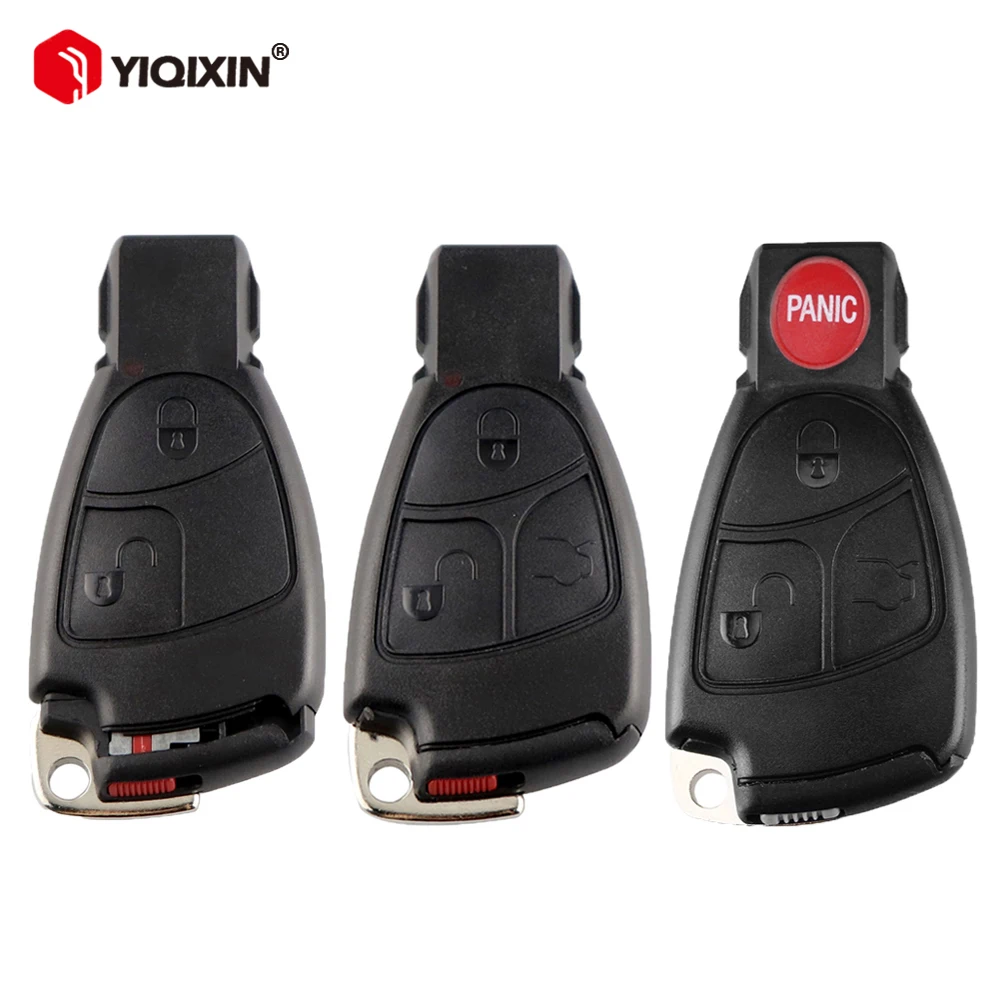 Remote Car Key Shell Fob For Mercedes Benz B E ML S SL SLK C CLS CLK Class AMG W203 W204 W210 W211 W212 No Logo Key Accessories