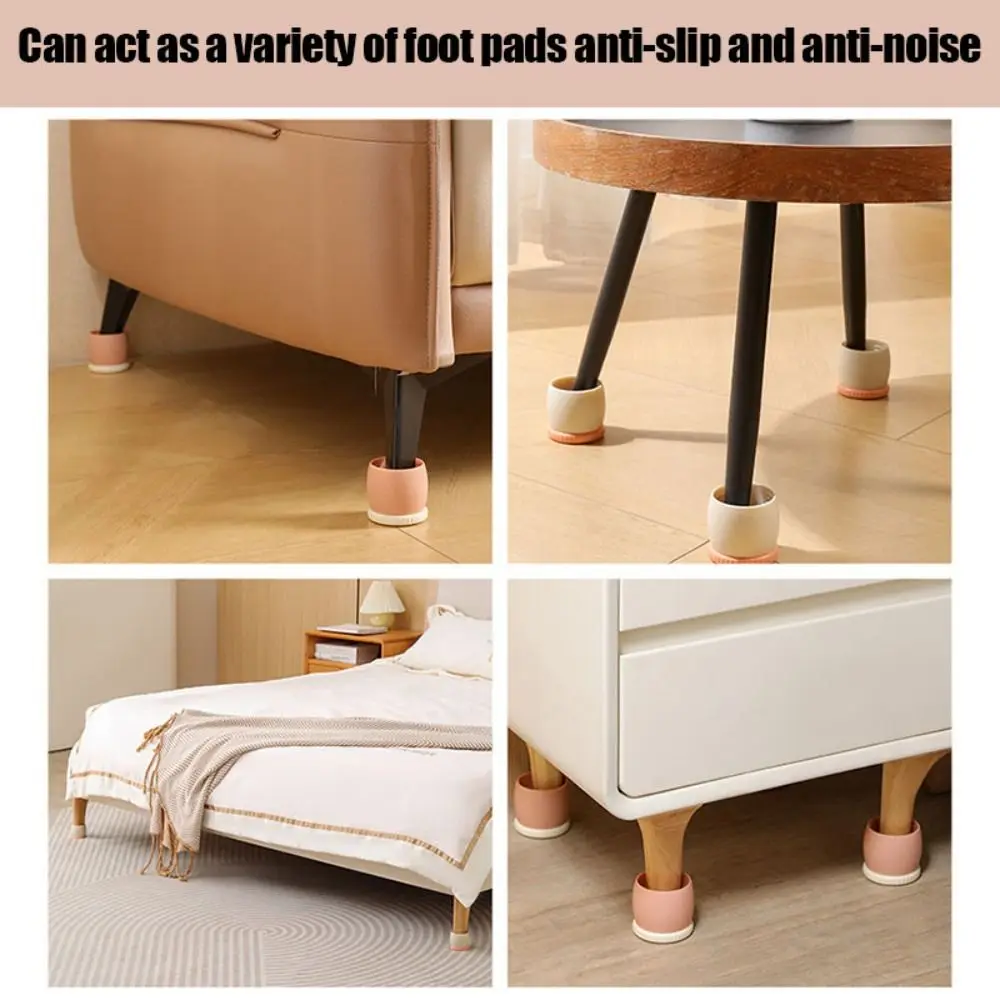 2pcs High Quality Mute Headboards Stopper Adjustable Thread Bedside Fixator Anti-Shake Tool PET Furniture Support Frame Cabinet