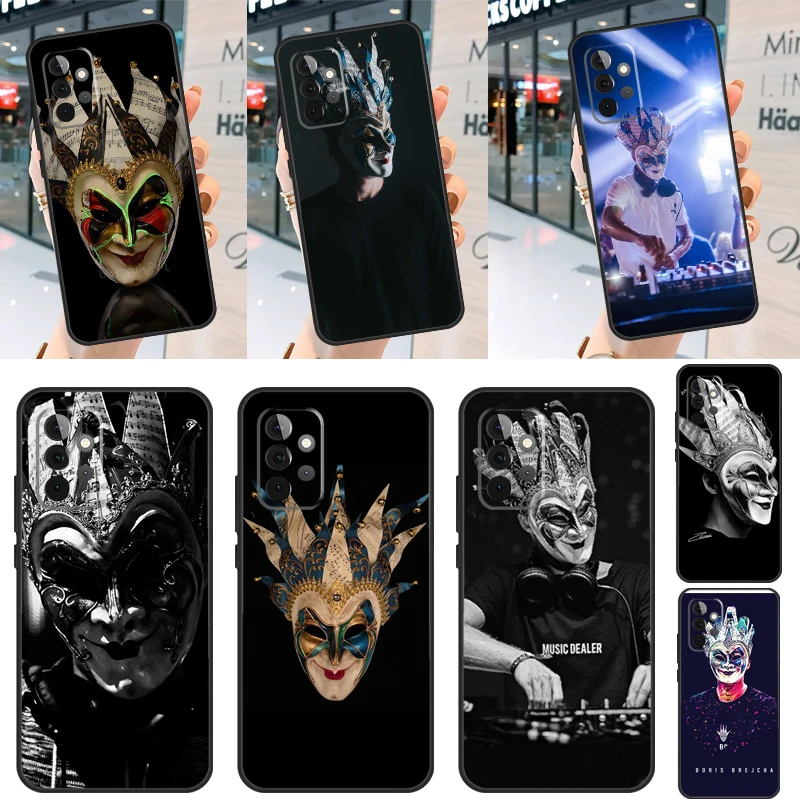 Boris Brejcha DJ Bumper Case For Samsung Galaxy A54 A34 A24 A14 A53 A33 A23 A13 A52 A32 A22 A12 A51 A71 A52S Cover