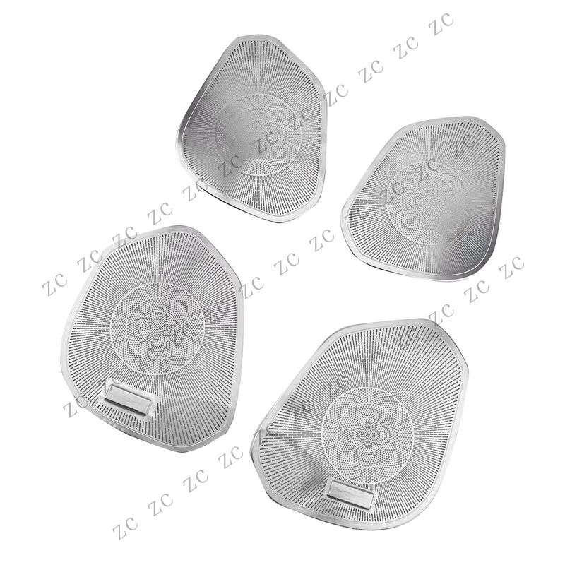 S+ 4PCS Side Door Speaker Grille Decoration Cover Trim Stainless For Chevrolet Trax